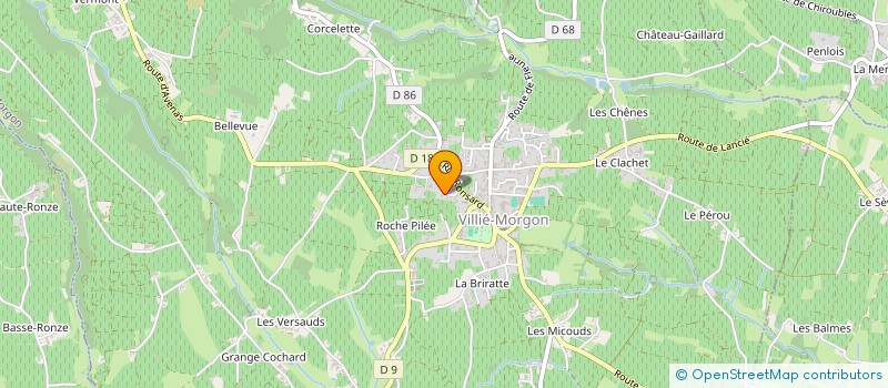 localisation de l'entreprise SCI DE FONTENAILLES  VILLIE-MORGON