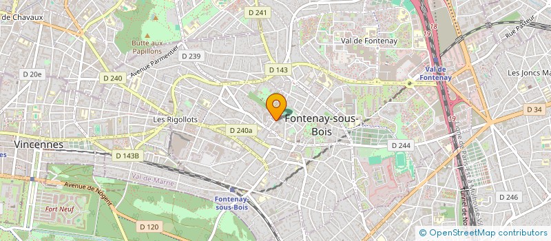 localisation de l'entreprise SCI DE FONTENAY à FONTENAY-SOUS-BOIS