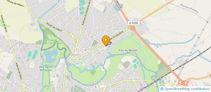 localisation de l'entreprise SCI DE FONTENAY à DEOLS
