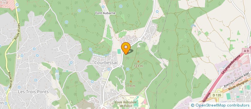 localisation de l'entreprise SCI DE FONTERON  NIMES