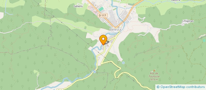 localisation de l'entreprise SCI DE FONTESTORBES à BELESTA