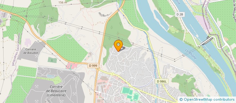 localisation de l'entreprise SCI DE FONTFROIDE  BEAUCAIRE