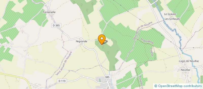 localisation de l'entreprise SCI DE FONTGUYON à SAINT-AMANT-DE-NOUERE