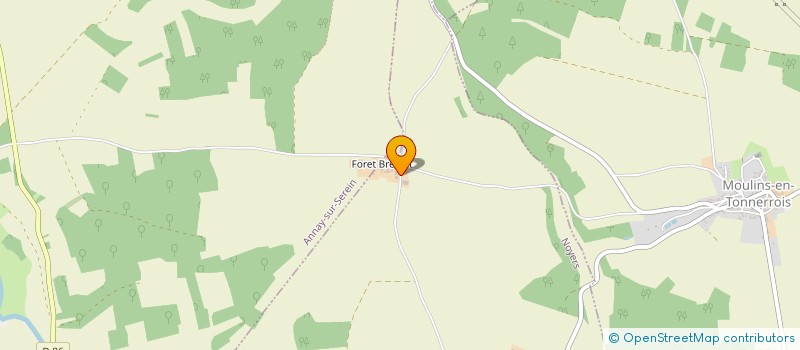 localisation de l'entreprise SCI DE FORET BREAULT à NOYERS