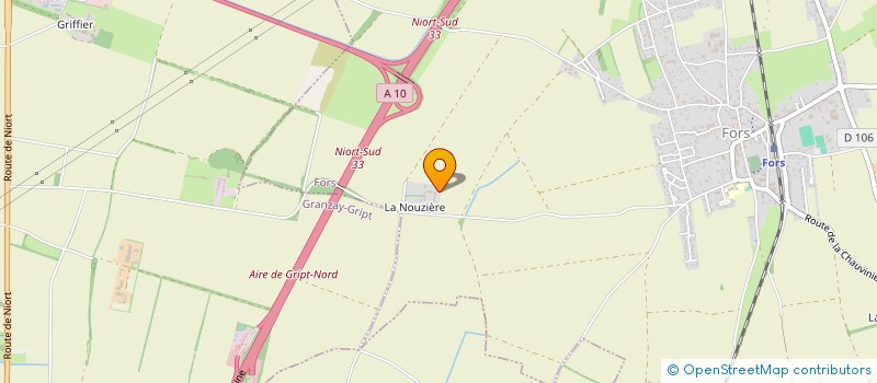 localisation de l'entreprise SCI DE FORS  FORS