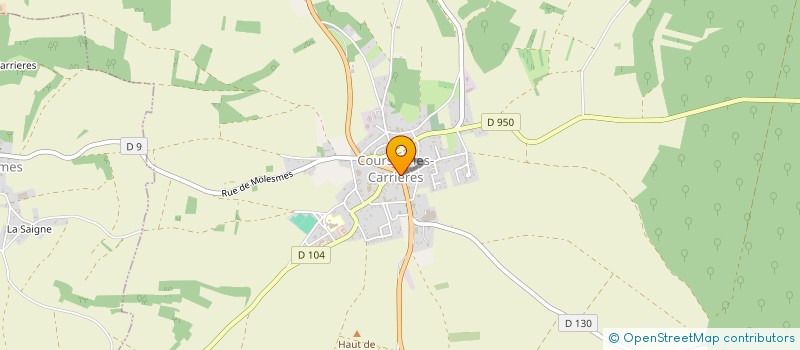 localisation de l'entreprise SCI DE FORTERRE à COURSON-LES-CARRIERES