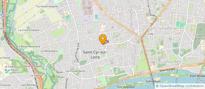 localisation de l'entreprise SCI DE FOSSES BOISSEES à SAINT-CYR-SUR-LOIRE