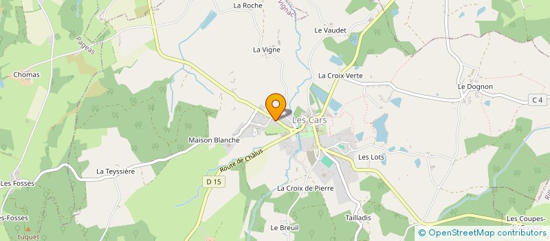 localisation de l'entreprise SCI DE FOULENOUX à LES CARS
