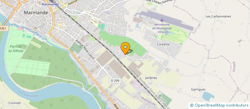 localisation de l'entreprise SCI DE FOURNET  MARMANDE