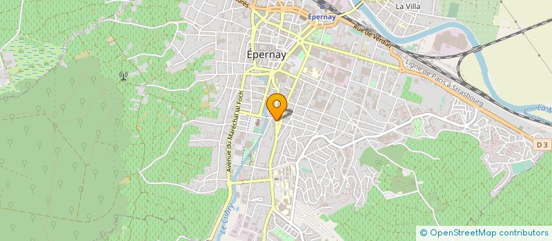 localisation de l'entreprise SCI DE FOWY à EPERNAY