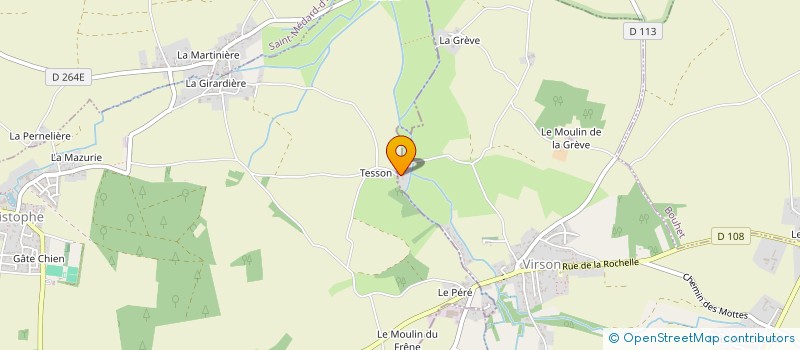 localisation de l'entreprise SCI DE FRACE  VIRSON