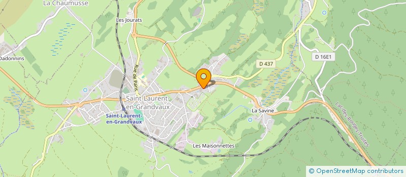 localisation de l'entreprise SCI DE FRACILLON  SAINT-LAURENT-EN-GRANDVAUX