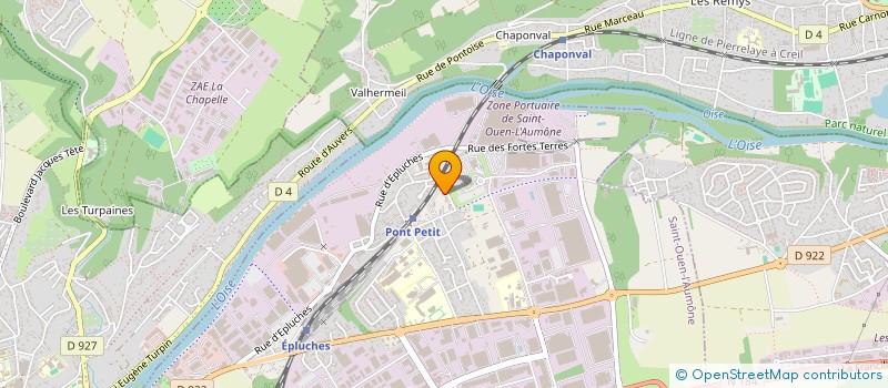 localisation de l'entreprise SCI DE FRANCE à SAINT-OUEN-L'AUMONE