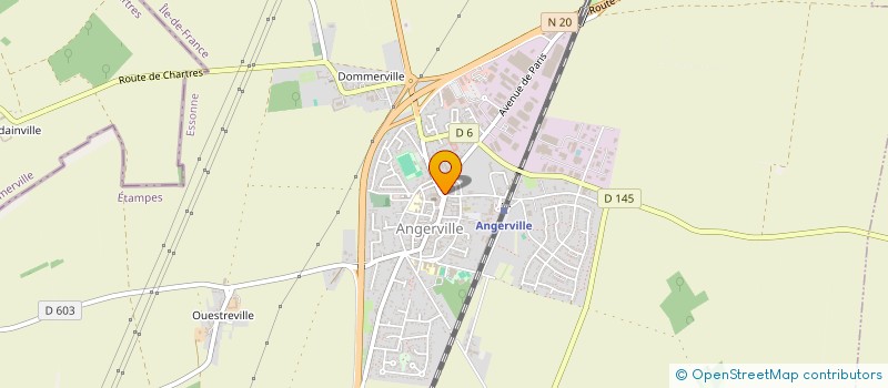 localisation de l'entreprise SCI DE FRANCE  ANGERVILLE