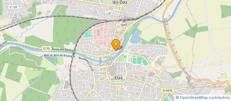 localisation de l'entreprise SCI DE FRANCEZON à DAX