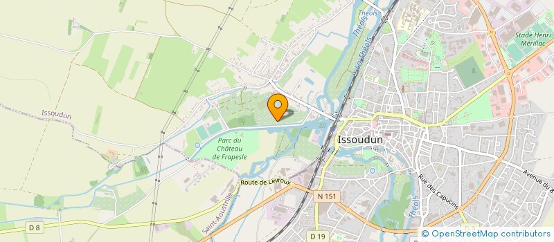 localisation de l'entreprise SCI DE FRAPESLE à ISSOUDUN
