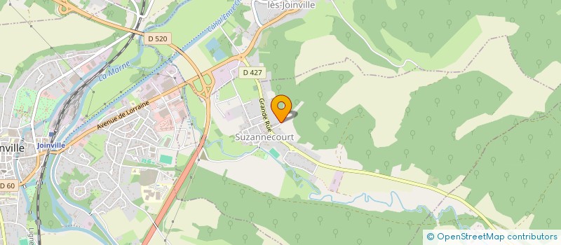 localisation de l'entreprise SCI DE FREGNEVAL à SUZANNECOURT
