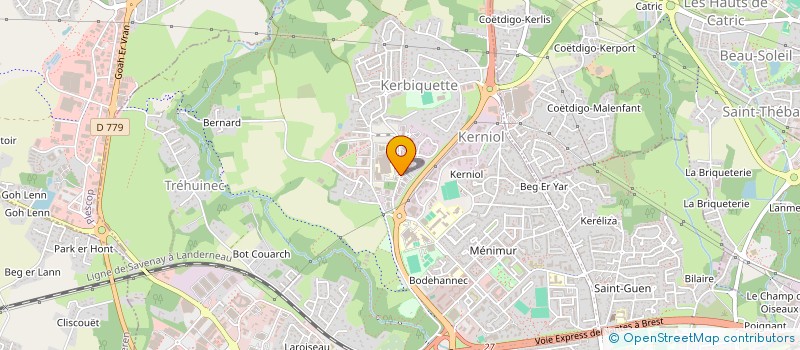 localisation de l'entreprise SCI DE FREHEL LES SABLES D'OR à VANNES