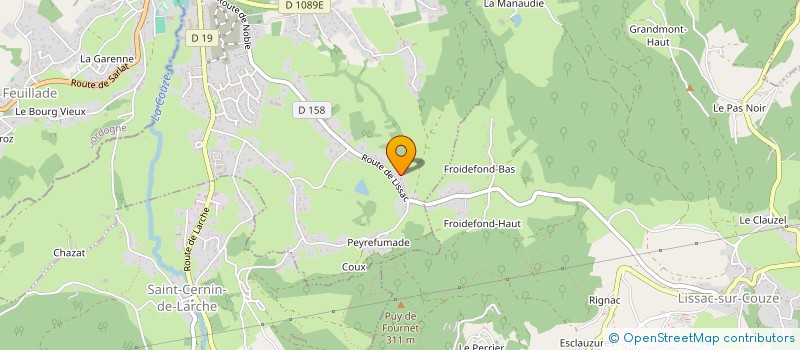 localisation de l'entreprise SCI DE FREITAS  LARCHE