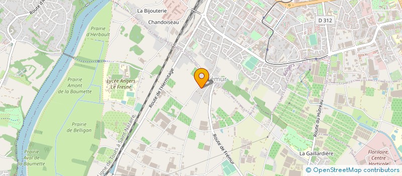 localisation de l'entreprise SCI DE FREMUR  STE GEMMES SUR LOIRE