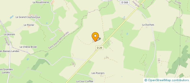 localisation de l'entreprise SCI DE FRILOUX  JUVIGNE