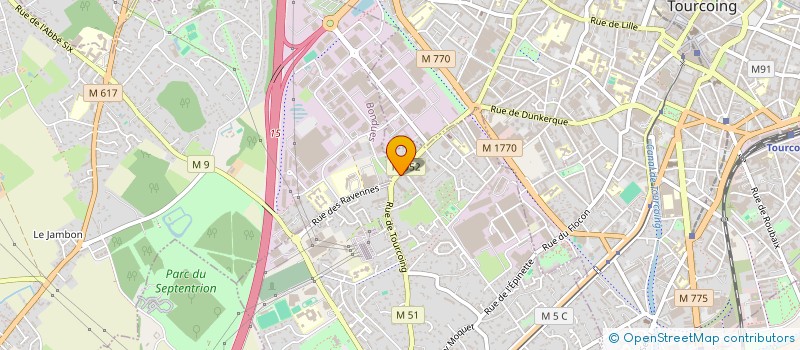 localisation de l'entreprise SCI DE FROHEN  MOUVAUX