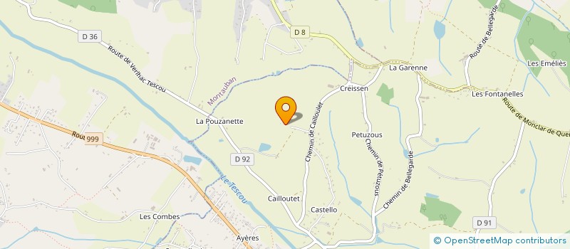 localisation de l'entreprise SCI DE FUSTERIE  SAINT-NAUPHARY