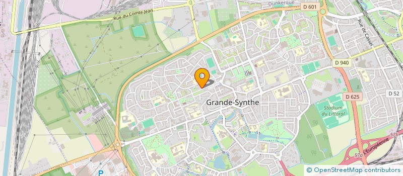 localisation de l'entreprise SCI DE G.H.J.  GRANDE-SYNTHE