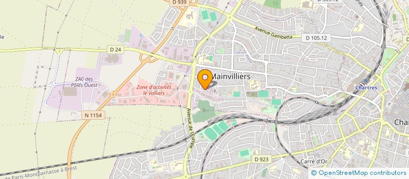 localisation de l'entreprise SCI DE GA à MAINVILLIERS