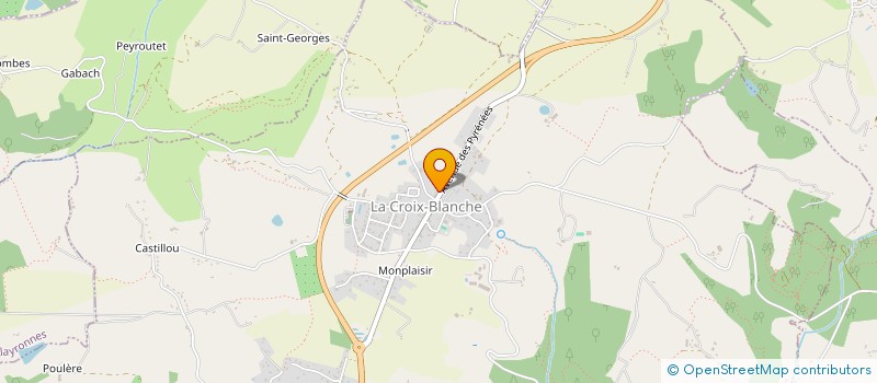 localisation de l'entreprise SCI DE GACHOT  LA CROIX-BLANCHE