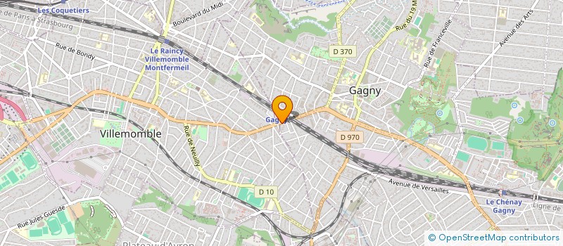 localisation de l'entreprise SCI DE GAGNY VILLEMOMBLE à GAGNY