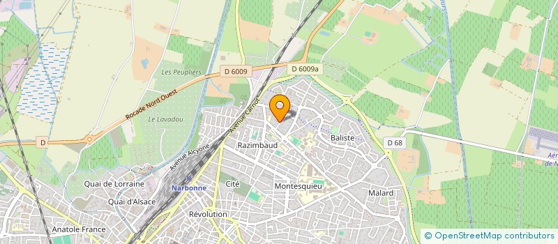 localisation de l'entreprise SCI DE GAILLAR BOIS à NARBONNE