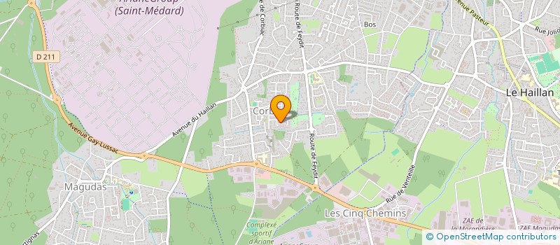 localisation de l'entreprise SCI DE GAJAC  SAINT-MEDARD-EN-JALLES