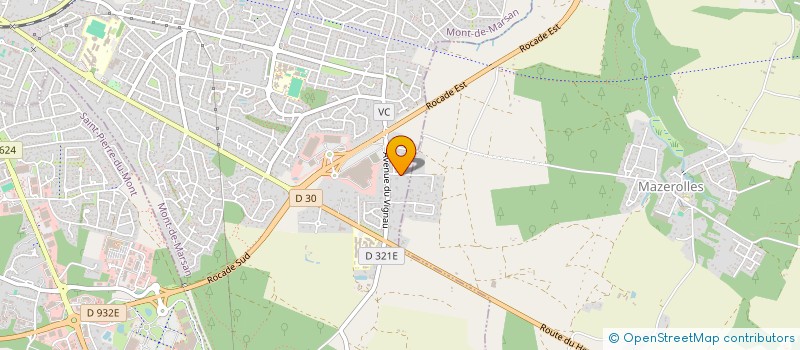 localisation de l'entreprise SCI DE GALIEN à MONT-DE-MARSAN