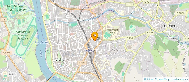 localisation de l'entreprise SCI DE GALIERE à VICHY