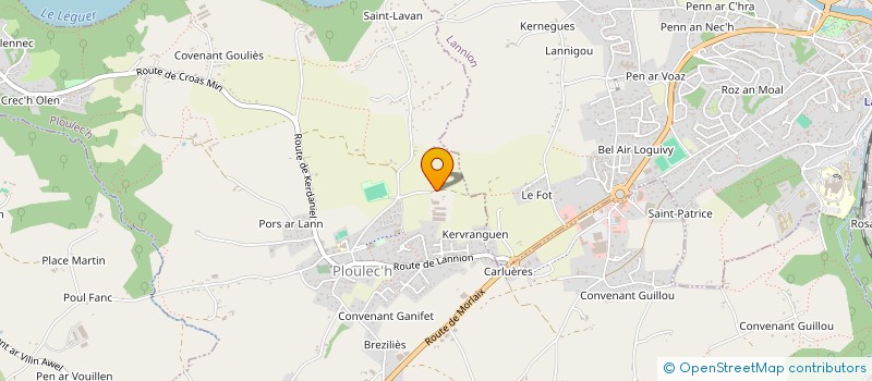 localisation de l'entreprise SCI DE GAMARIN  PLOULEC'H