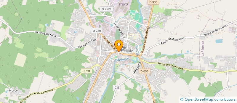 localisation de l'entreprise SCI DE GASCOGNE  CASTELJALOUX