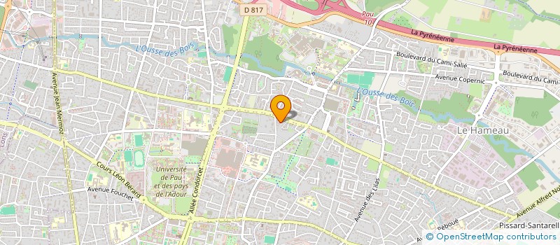 localisation de l'entreprise SCI DE GASCOGNE à PAU