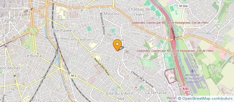 localisation de l'entreprise SCI DE GASCOGNE à TOULOUSE