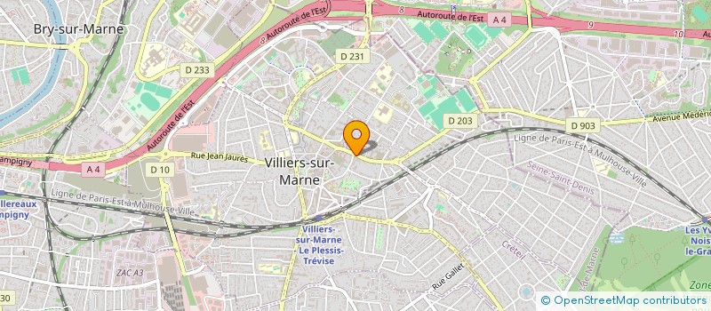 localisation de l'entreprise SCI DE GAULLE  VILLIERS-SUR-MARNE