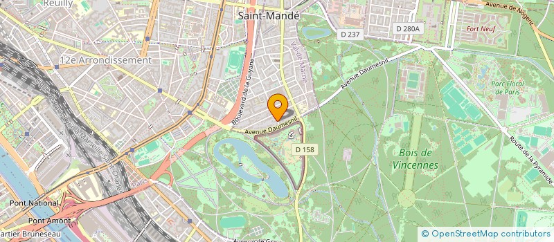 localisation de l'entreprise SCI DE GAULLE à SAINT-MANDE