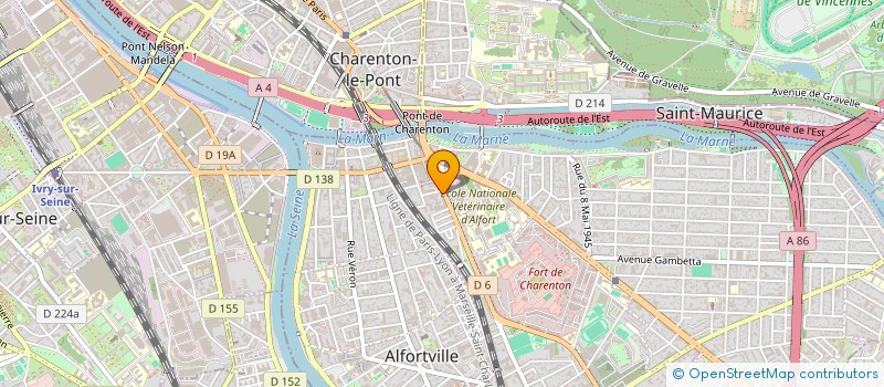 localisation de l'entreprise SCI DE GAULLE à MAISONS-ALFORT