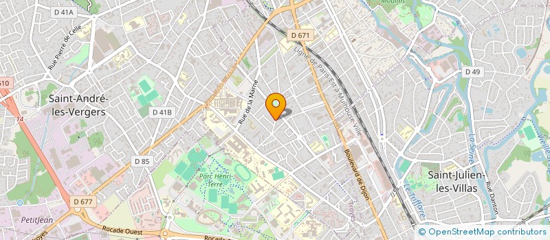 localisation de l'entreprise SCI DE GAULLE à TROYES