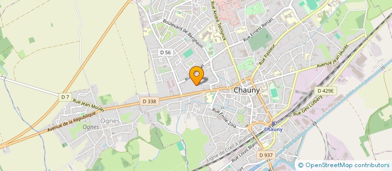 localisation de l'entreprise SCI DE GAULLE à CHAUNY