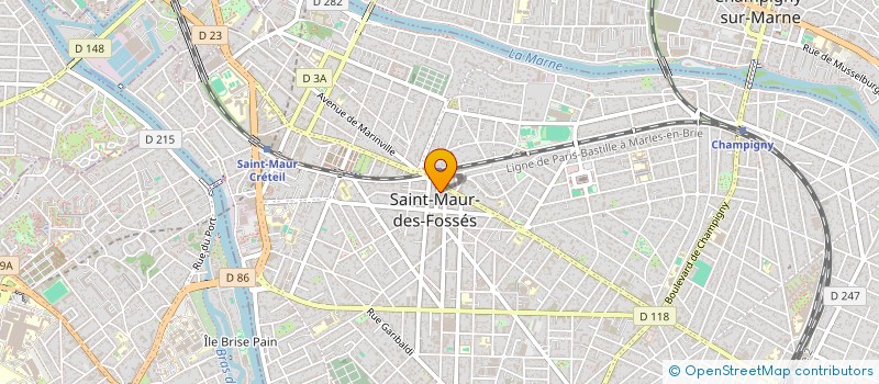 localisation de l'entreprise SCI DE GAULLE à SAINT-MAUR-DES-FOSSES