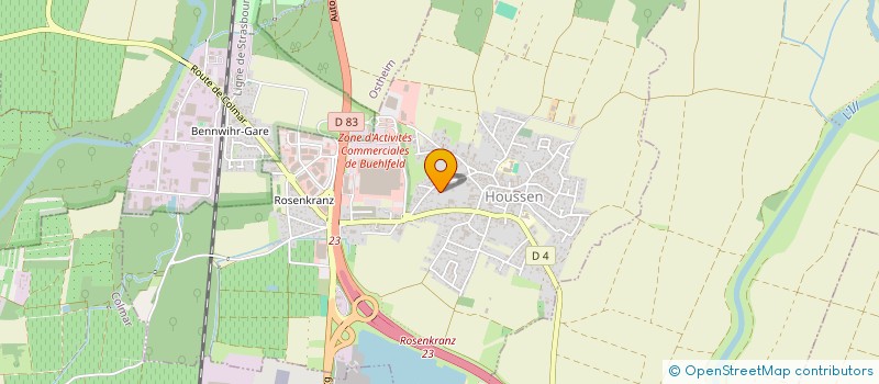 localisation de l'entreprise SCI DE GAULLE  HOUSSEN