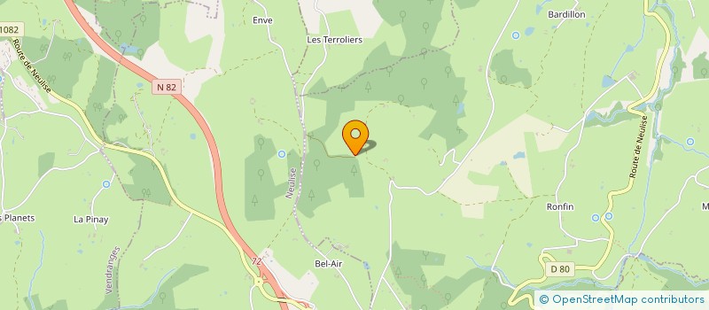 localisation de l'entreprise SCI DE GAULLE  SAINT-SYMPHORIEN-DE-LAY