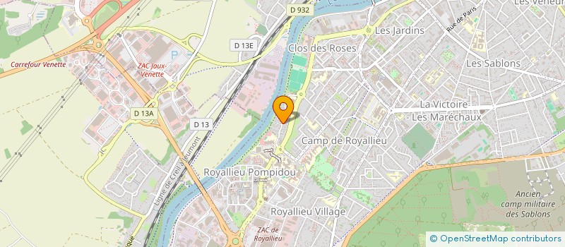 localisation de l'entreprise SCI DE GAULLE  COMPIEGNE