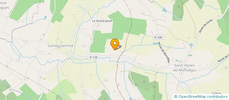 localisation de l'entreprise SCI DE GAUTHIER à SAINTE-GEMME