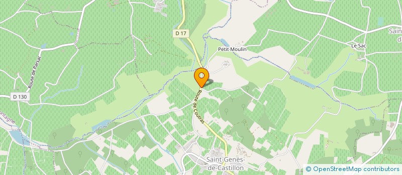 localisation de l'entreprise SCI DE GAVAILLLON  FLAUJAGUES